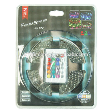 Kingunion Diferentes Design LED Strip Light Com Blister Package